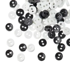 Hot Sale 👏 Favorite Findings™ Mini Buttons, Black & White by Loops & Threads® 🥰