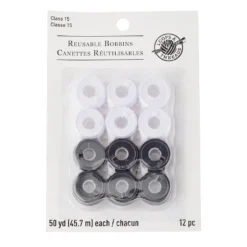 Deals ✔️ Loops & Threads™ Reusable Bobbins, Black & White 💯