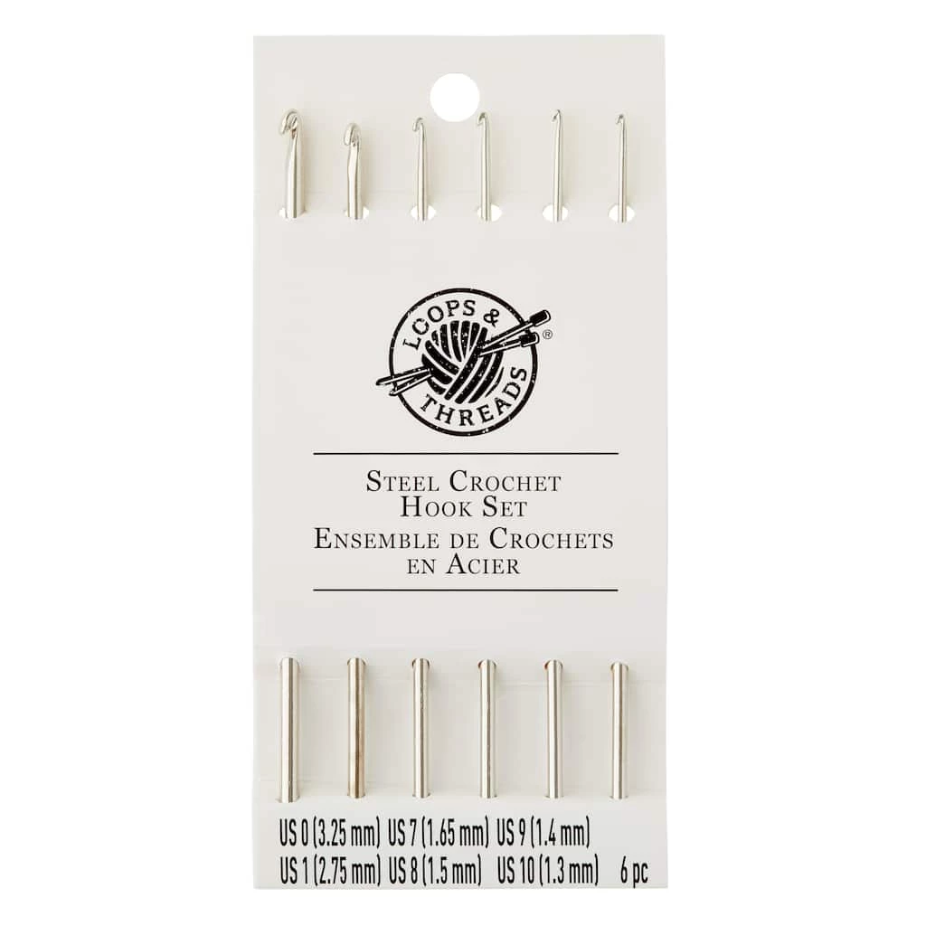 Buy β Steel Crochet Hook Set by Loops & Threads® π₯ 3 Buy β Steel Crochet Hook Set by Loops & Threads® π₯
