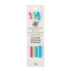 Cheapest 🔥 Aluminum Crochet Hook Set by Loops & Threads®, J/K/N ⌛ -Nifty Sew Sales Store 10181081 30