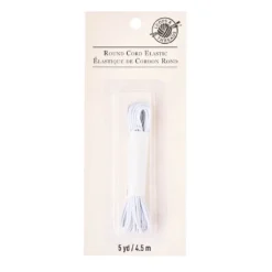 Best Pirce π Loops & Threads™ Round Cord Elastic, White π