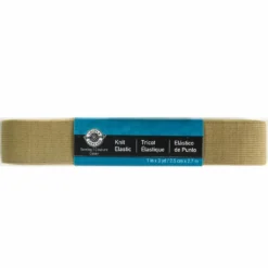 Budget 🥰 12 Pack: 1" Khaki Knit Elastic by Loops & Threads™ 😉