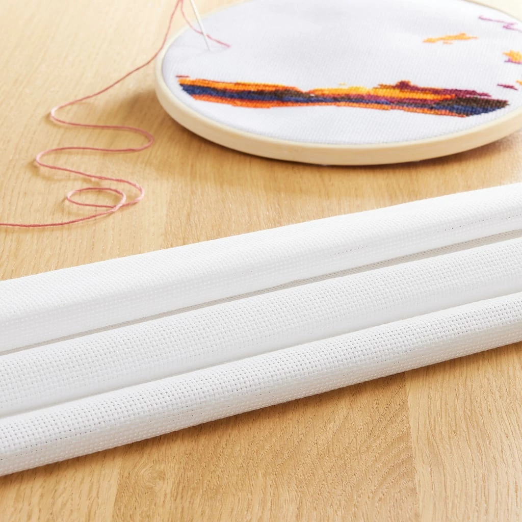 Outlet ⌛ Loops & Threads™ Aida Cloth Cross Stitch Fabric, 15" x 18", 11 Count ✔️ 5 Outlet ⌛ Loops & Threads™ Aida Cloth Cross Stitch Fabric, 15" x 18", 11 Count ✔️ - Image 3