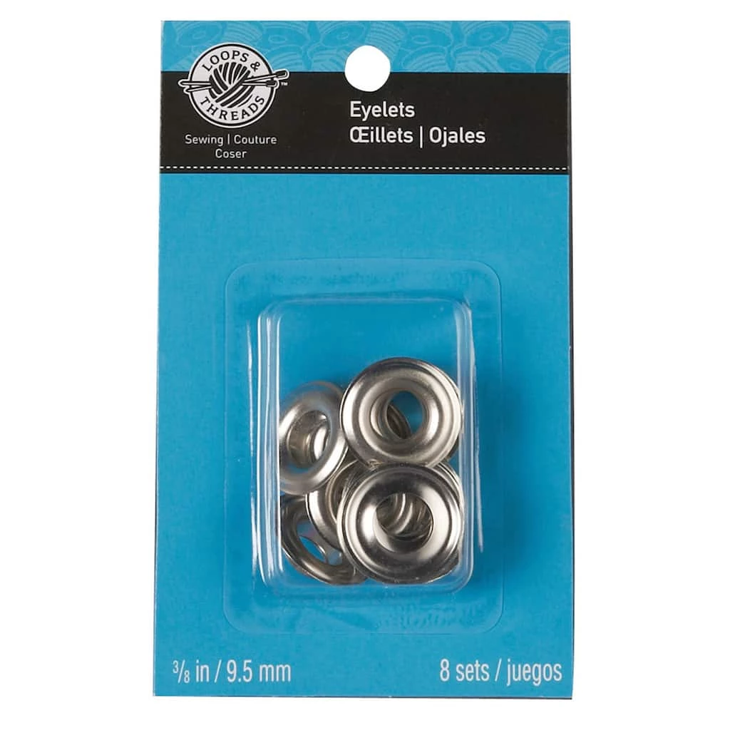 Discount β€οΈ 12 Packs: 8 ct. (96 total) 3/8" Eyelets by Loops & Threads™ π₯ 5 Discount β€οΈ 12 Packs: 8 ct. (96 total) 3/8" Eyelets by Loops & Threads™ π₯ - Image 3