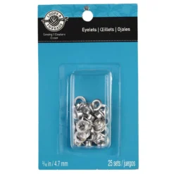 Promo 🤩 12 Packs: 25 ct. (300 total) 3/16" Silver Eyelets by Loops & Threads™ 🛒