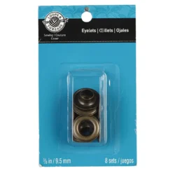 Best Pirce ⌛ 12 Packs: 8 ct. (96 total) 3/8" Antique Brass Eyelets by Loops & Threads™ ✔️ -Nifty Sew Sales Store 10354197 1