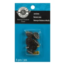 Top 10 🤩 Silver Filigree Jean Buttons by Loops & Threads™ 🔔 -Nifty Sew Sales Store 10354216