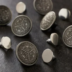 Top 10 🤩 Silver Filigree Jean Buttons by Loops & Threads™ 🔔 -Nifty Sew Sales Store 10354216 20