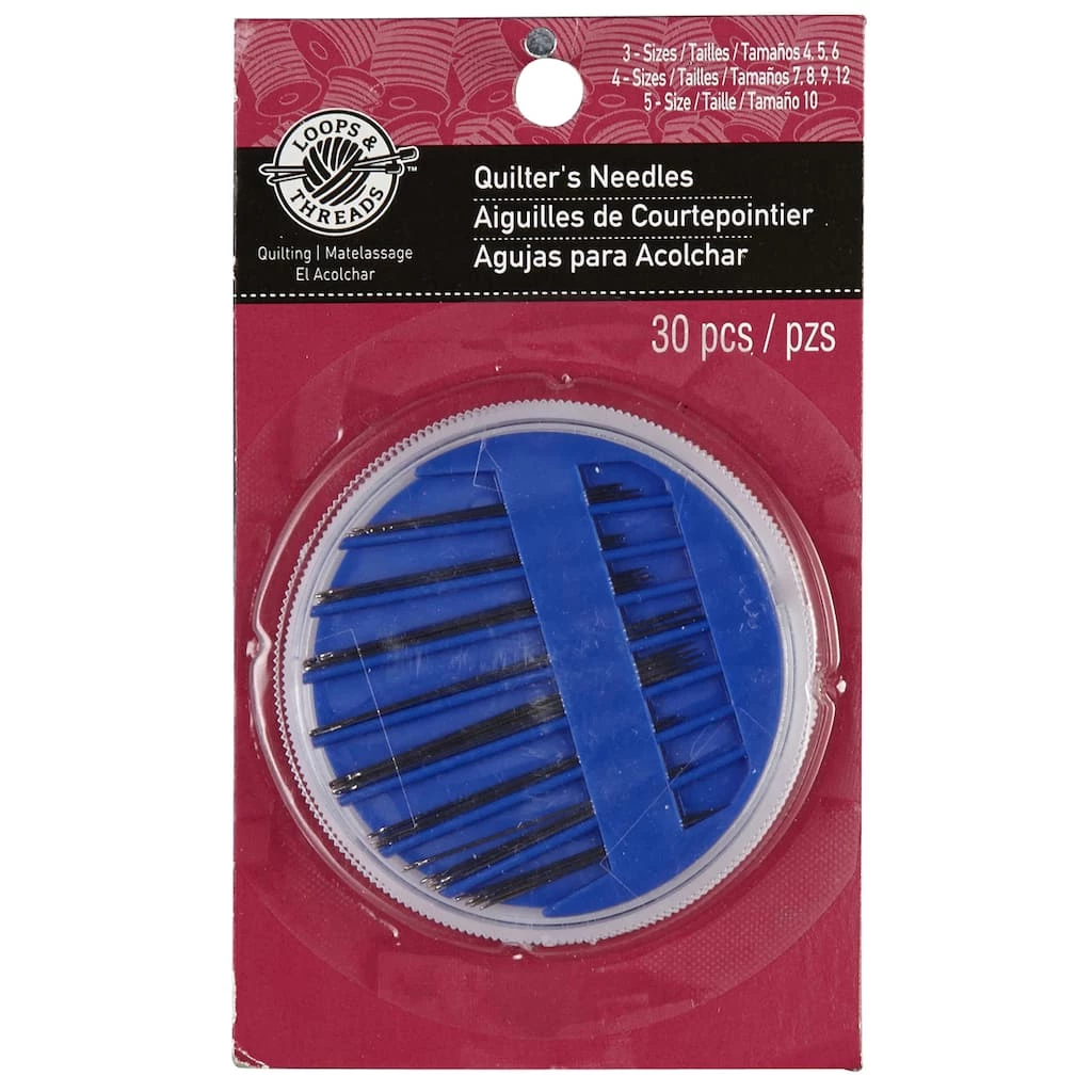 Best Sale ⭐ 18 Packs: 30 ct. (540 total) Quilter's Needles by Loops & Threads™ ✔️ 3 Best Sale ⭐ 18 Packs: 30 ct. (540 total) Quilter's Needles by Loops & Threads™ ✔️