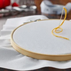 Top 10 ⭐ Loops & Threads™ Aida Cloth Cross Stitch Fabric, 29.5" x 36", 18 Count 🎁 -Nifty Sew Sales Store 10357725 20