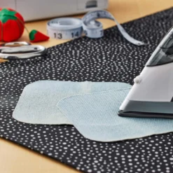 New 😉 24 Packs: 2 ct. (48 total) Stonewashed Denim Patches by Loops & Threads™ 🌟 -Nifty Sew Sales Store 10357947 20 1