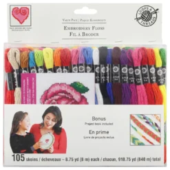 Hot Sale 🔥 Embroidery Floss Value Pack by Loops & Threads™, 105ct. ✔️ -Nifty Sew Sales Store 10377900 1