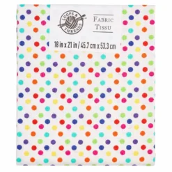 Discount ⌛ Multicolor Polka Dots Cotton Fabric by Loops & Threads® 😉