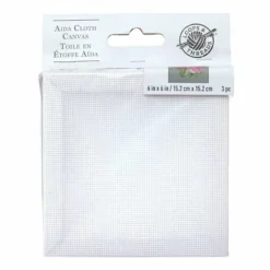 Brand new 🎉 12 Packs: 3 ct. (36 total) Aida Cloth Canvas by Loops & Threads® 🌟 -Nifty Sew Sales Store 10417847 30 1