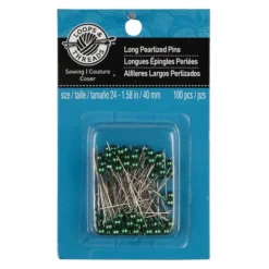 Brand new 😍 12 Packs: 100 ct. (1,200 total) Long Pearlized Pins by Loops & Threads™ ✔️ -Nifty Sew Sales Store 10453555