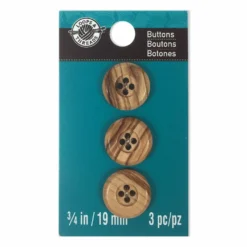 Best deal ⭐ Small 4-Hole Wood Buttons By Loops and Threads® by Loops & Threads 😍