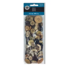 Best Sale 😍 12 Pack: Wooden & Coconut Buttons Set by Loops & Threads® 🤩 -Nifty Sew Sales Store 10509317 1