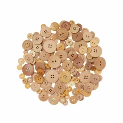 Cheapest 🔥 Light Brown Wooden Buttons By Loops By Loops & Threads® ❤️ -Nifty Sew Sales Store 10509318 12