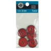 New 😀 Favorite Findings Red Coconut Buttons By Loops & Threads® 🧨 -Nifty Sew Sales Store 10509349