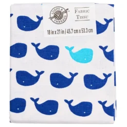 Budget 🎁 Whales Fabric By Loops & Threads® 🌟