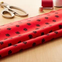 New 🌟 Paw Print Fabric By Loops & Threads® ⌛ -Nifty Sew Sales Store 10509543 20