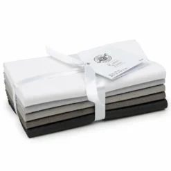 Buy 👍 Black, Gray & White Solid Fabric Bundle by Loops & Threads® ✨