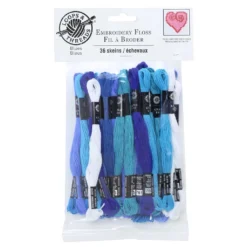 Discount 👏 12 Packs: 36 ct. (432 total) Blues Embroidery Floss by Loops & Threads® 😀 -Nifty Sew Sales Store 10545663 1