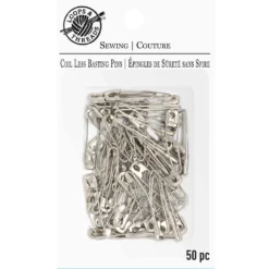 New ✨ 12 Packs: 50 ct. (600 total) Coil Less Basting Pins by Loops & Threads® ❤️ -Nifty Sew Sales Store 10550315 1