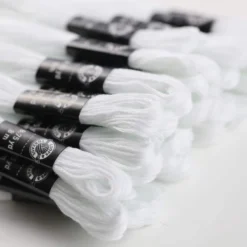 Best Pirce ❤️ 12 Packs: 36 ct. (432 total) White Embroidery Floss Pack by Loops & Threads® 👍 -Nifty Sew Sales Store 10593169 4 1