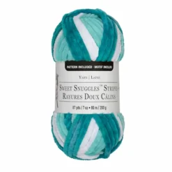 New ✨ 18 Pack: Sweet Snuggles™ Stripes Yarn by Loops & Threads® 🎁 -Nifty Sew Sales Store 10621521 1