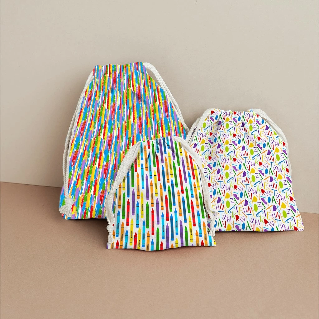 Cheap π Multicolor Crayon Cotton Fabric by Loops & Threads™ π 5 Cheap π Multicolor Crayon Cotton Fabric by Loops & Threads™ π - Image 3