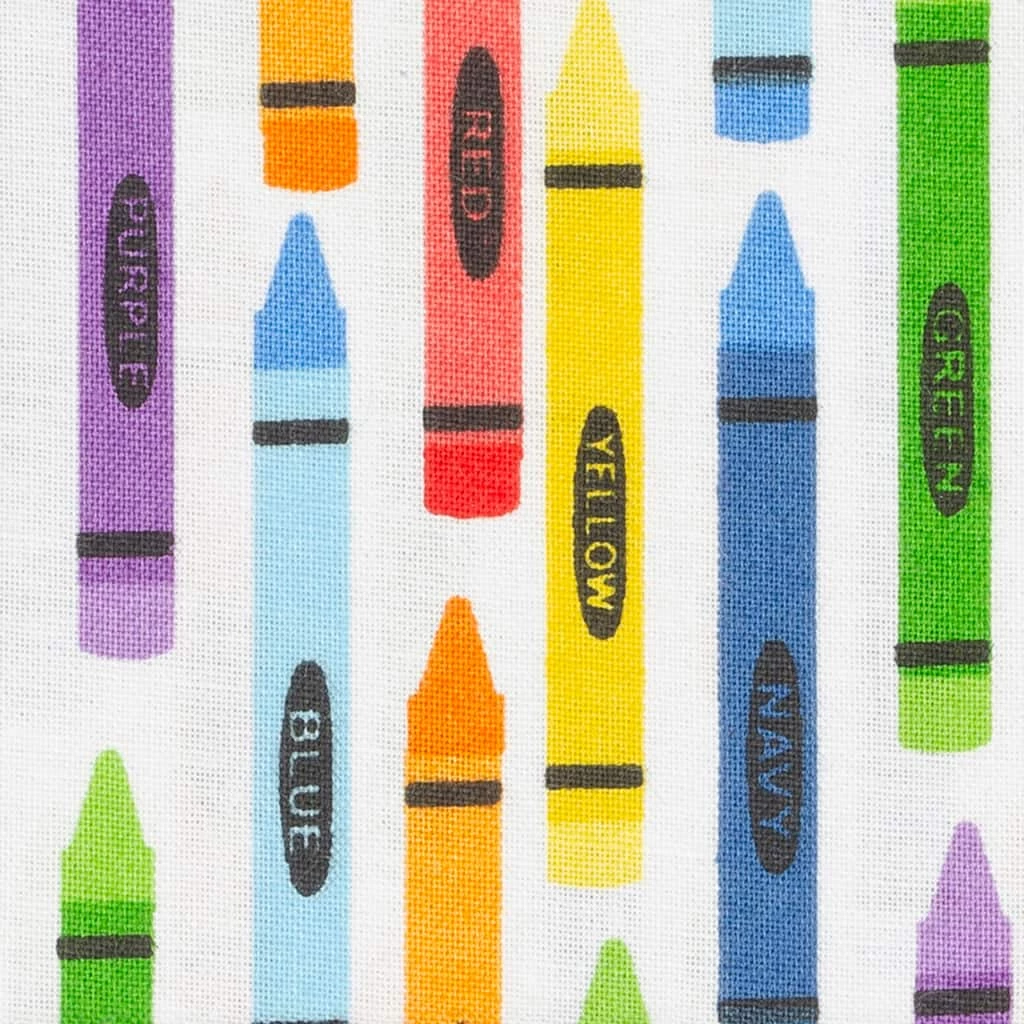 Cheap π Multicolor Crayon Cotton Fabric by Loops & Threads™ π 6 Cheap π Multicolor Crayon Cotton Fabric by Loops & Threads™ π - Image 4
