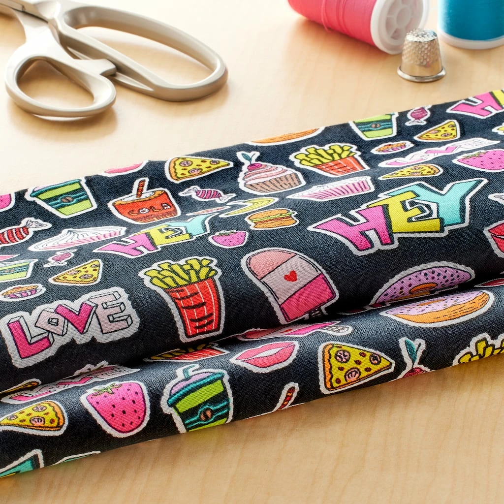 Deals π Foodie Design Cotton Fabric by Loops & Threads™ β 4 Deals π Foodie Design Cotton Fabric by Loops & Threads™ β - Image 2