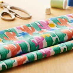 Hot Sale 🎉 Cactus Cotton Fabric by Loops & Threads™ ✔️ -Nifty Sew Sales Store 10631312 20
