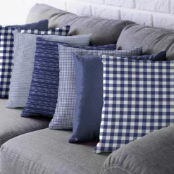 Best Sale ✔️ Navy & White Striped Cotton Fabric Bundle by Loops & Threads™ 🧨 -Nifty Sew Sales Store 10631321 2