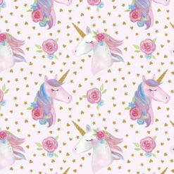 Best reviews of ⭐ Pink Unicorn Cotton Fabric Bundle by Loops & Threads™ 😍 -Nifty Sew Sales Store 10631324 3