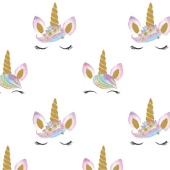 Buy 👍 White Unicorn Cotton Fabric Bundle by Loops & Threads™ 🎁 -Nifty Sew Sales Store 10631327 3