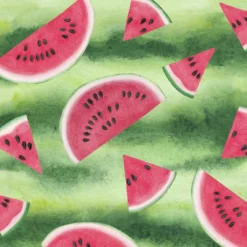 Flash Sale ⭐ Green Watermelon Cotton Fabric Bundle by Loops & Threads™ ⌛ -Nifty Sew Sales Store 10631330 3