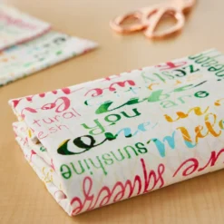 Deals ✔️ Colorful Words Cotton Fabric Bundle by Loops & Threads™ 👏 -Nifty Sew Sales Store 10631332 20