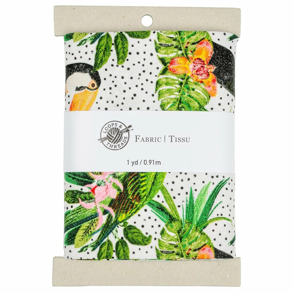 Deals β€οΈ Tropical Cotton Fabric Bundle by Loops & Threads™ π 3 Deals β€οΈ Tropical Cotton Fabric Bundle by Loops & Threads™ π