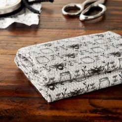 Discount 🤩 Black & White Bees Cotton Fabric Bundle by Loops & Threads™ 🛒 -Nifty Sew Sales Store 10631340 20