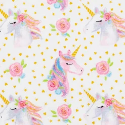 New 😉 Unicorn Cotton Fabric Squares by Loops & Threads™ 👍 -Nifty Sew Sales Store 10631350 3