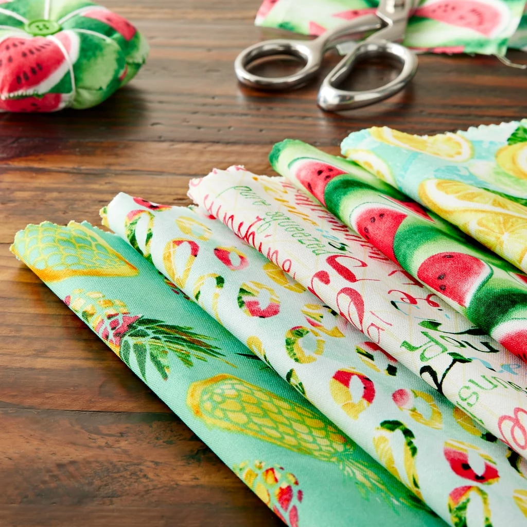 Promo ⭐ Assorted Novelty Cotton Fabric Squares by Loops & Threads™ ✔️ 4 Promo ⭐ Assorted Novelty Cotton Fabric Squares by Loops & Threads™ ✔️ - Image 2