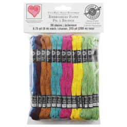 Buy 👍 Uptown Brights Embroidery Floss by Loops & Threads®, 36ct. ⌛ -Nifty Sew Sales Store 10633048 1