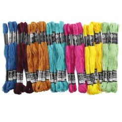 Best reviews of π 12 Packs: 36 ct. (432 total) Uptown Brights Embroidery Floss by Loops & Threads® βοΈ