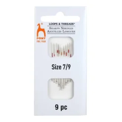 Flash Sale π Pony® 7/9 Sharp Needles by Loops & Threads®, 9ct. π§¨
