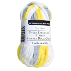 New ✨ 18 Pack: Sweet Snuggles™ Stripes Yarn by Loops & Threads® 🎁 -Nifty Sew Sales Store 10640113 1