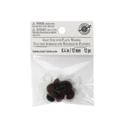 Coupon ⌛ Craft Eyes with Plastic Washers Loops & Threads®, 12mm ⌛ -Nifty Sew Sales Store 10650815 3