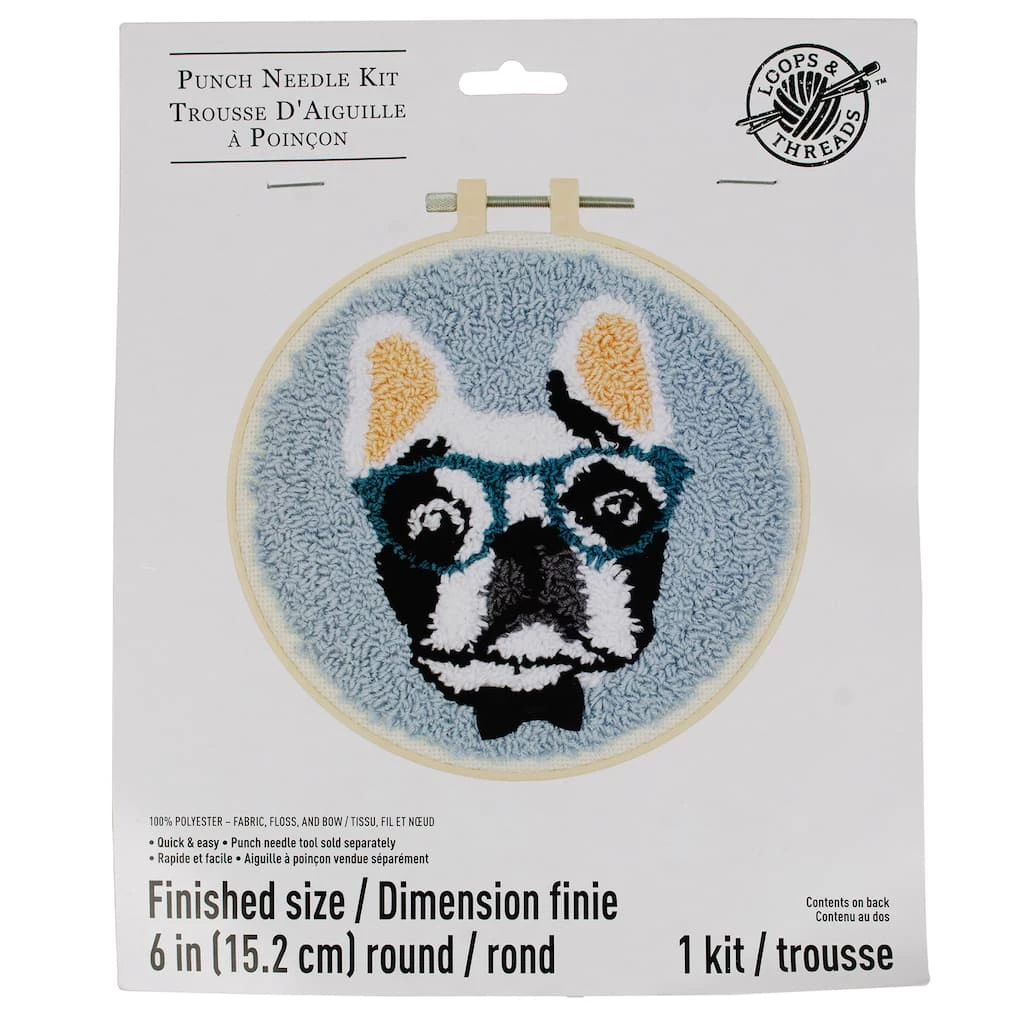 Cheap β Bulldog Punch Needle Kit by Loops & Threads® π 5 Cheap β Bulldog Punch Needle Kit by Loops & Threads® π - Image 3