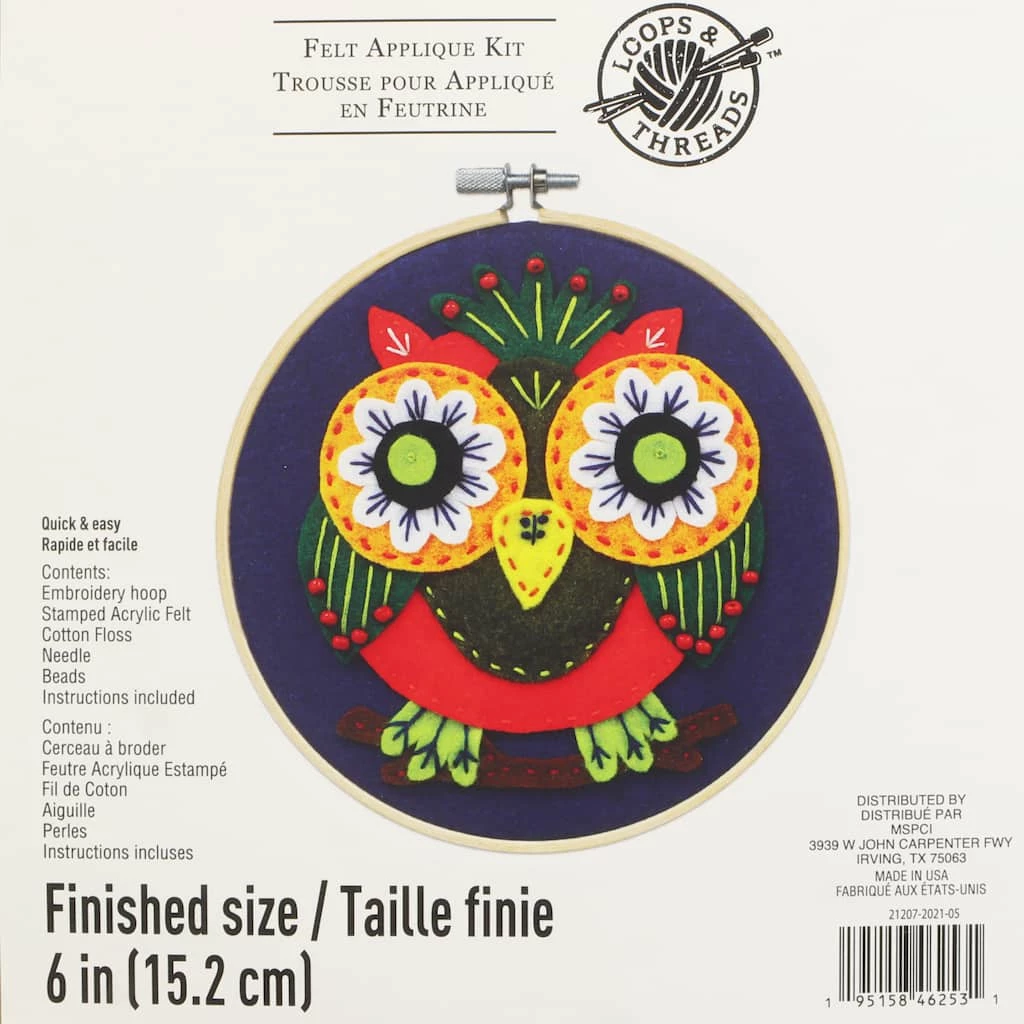 Flash Sale π Owl Felt Applique Kit by Loops & Threads® β 4 Flash Sale π Owl Felt Applique Kit by Loops & Threads® β - Image 2